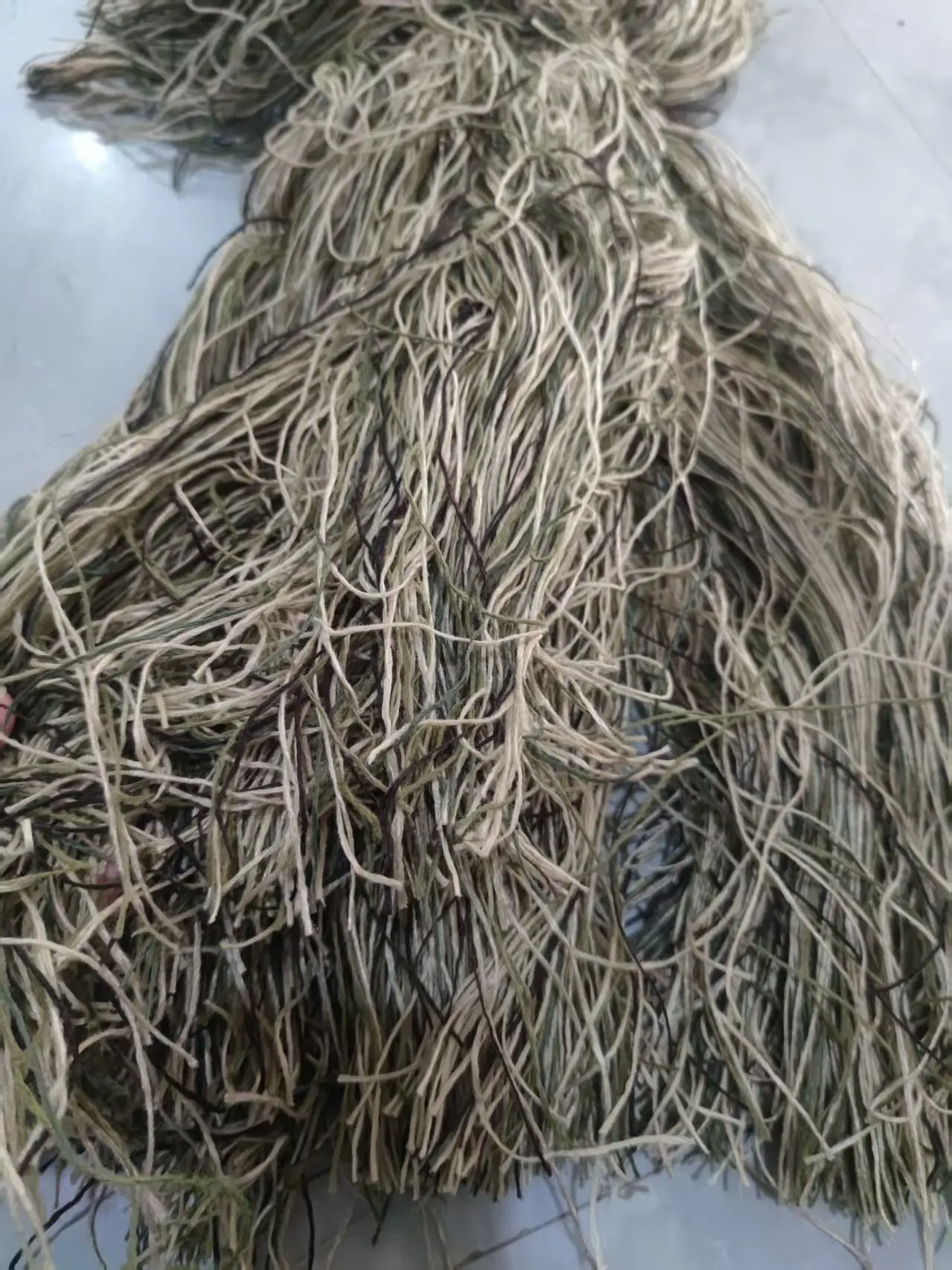 Hilo de yute para ghillie y camuflaje, reparación - imagen 3