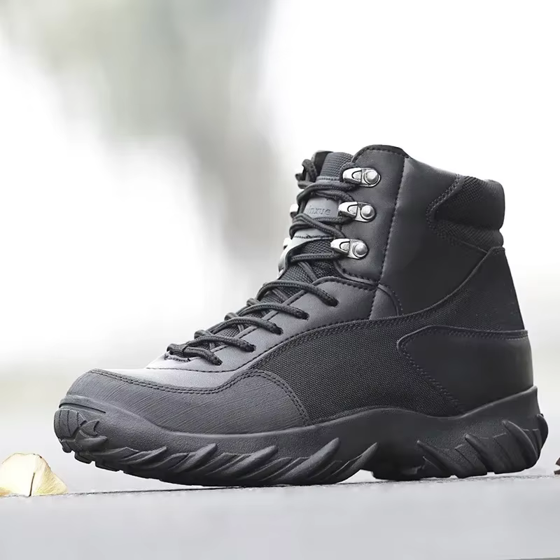Botas tácticas militares impermeable cuero profesional combat - imagen 4