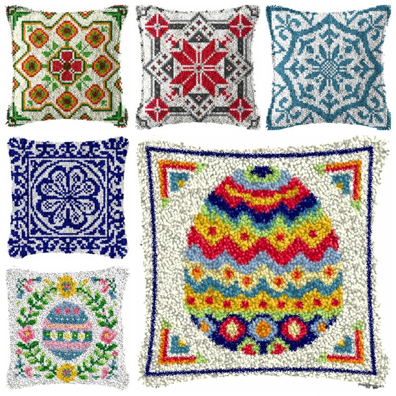 Kit completo de bordado con hilos de colores