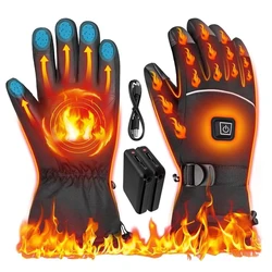 Guantes calefactables eléctricos 5000mAh para moto y al aire libre