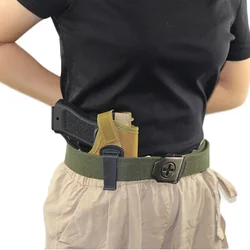 Funda de pistola IWB táctica con clip MOLLE para cinturón oculta