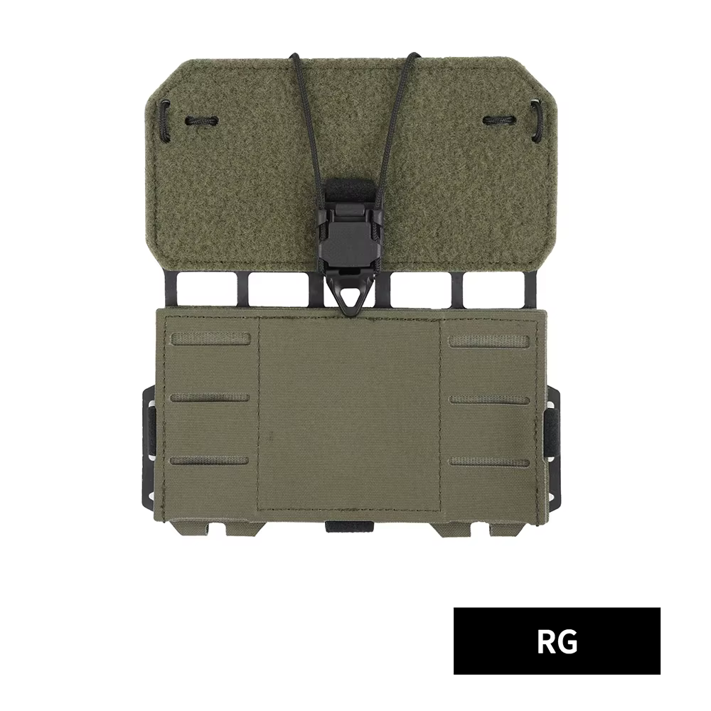 Soporte táctico MOLLE plegable para teléfono con bolsa porta placa - imagen 2