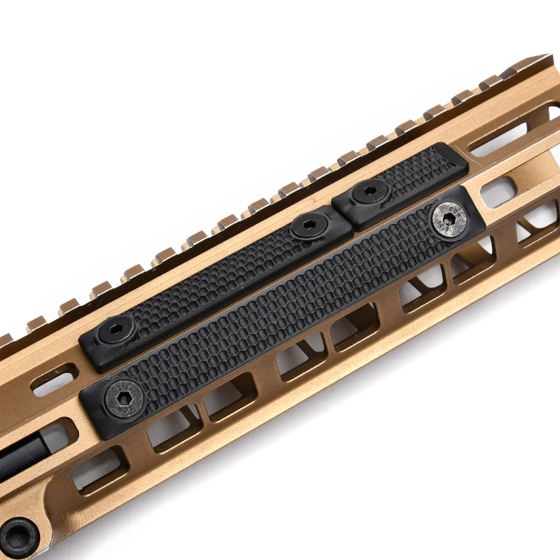 Cubierta de riel M-LOK KeyMod en nailon para Airsoft y caza - imagen 2