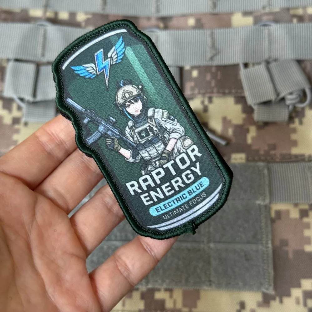 Parche militar gancho y bucle moral chica para ropa o mochila - imagen 5
