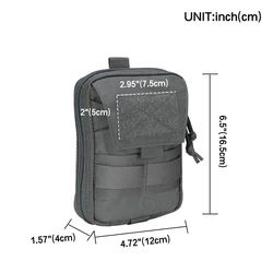 Riñonera táctica MOLLE EDC para emergencias y herramientas esenciales