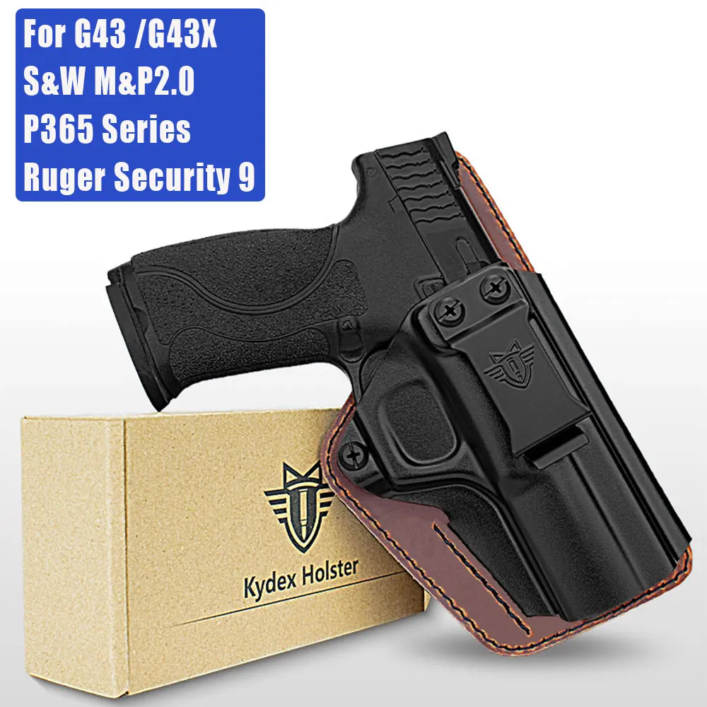 Funda táctica IWB diestra para pistola – G43, P365, M&P - imagen 2