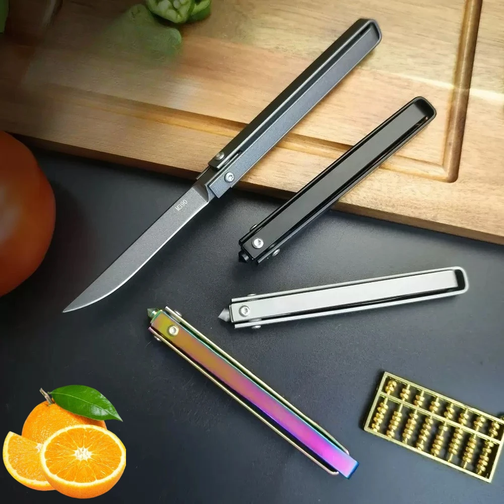 Cuchillo EDC plegable para supervivencia y senderismo de alta dureza