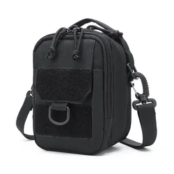 Bandolera táctica exterior MOLLE - riñonera cuadrada de doble capa EDC