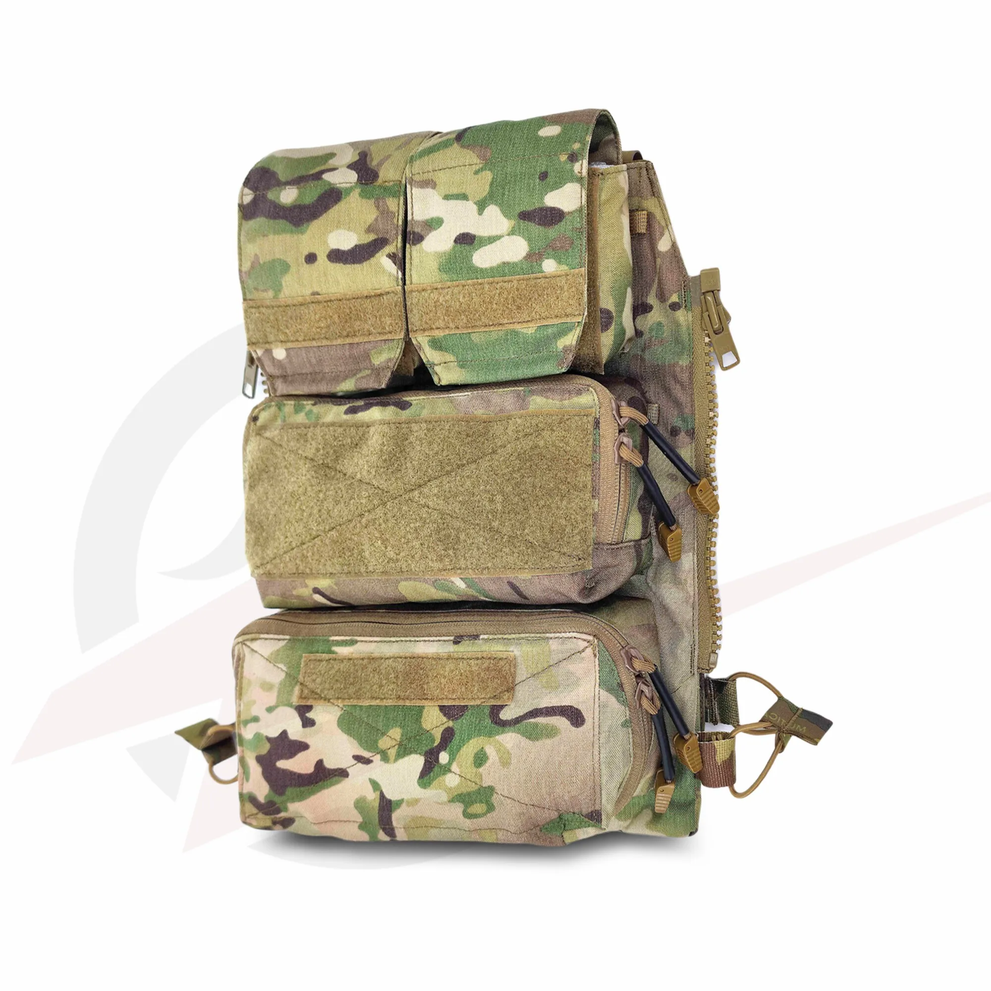 Bolsa trasera modular MOLLE con panel táctico y cremallera - imagen 5