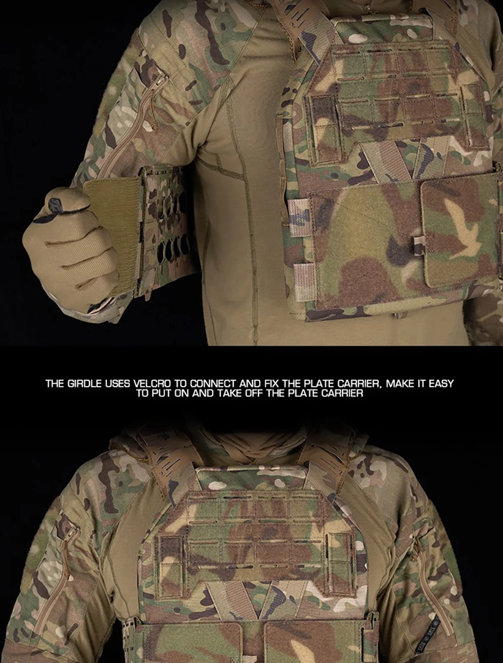 Detalle de ajuste y diseño táctico