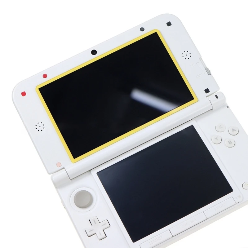 Protector de vidrio negro instalado en 3DS XL