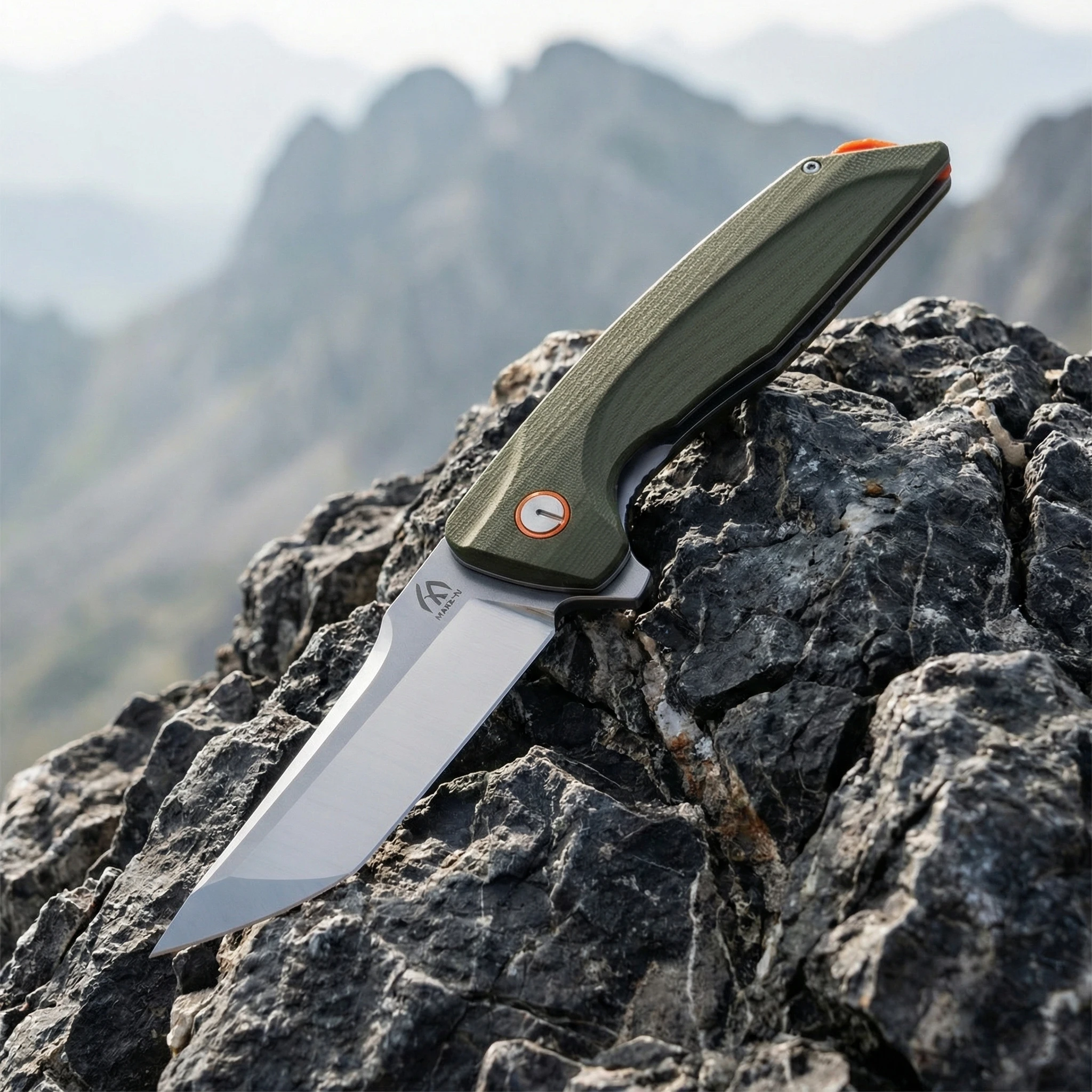 Cuchillo plegable táctico para camping y senderismo, emergencia - imagen 5