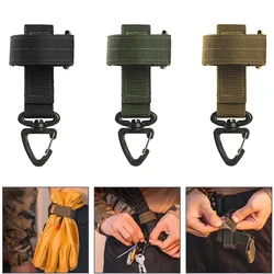 Clip para guantes nailon, correa de sujeción multiusos exterior