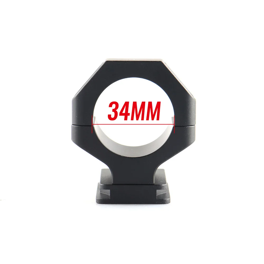 Aisoft adaptador de mira telescópica base de punto rojo para caza