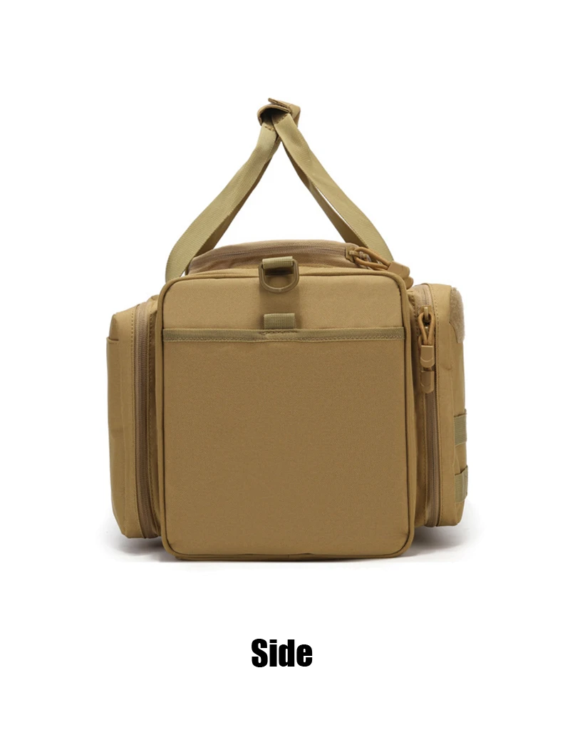 Bolsa táctica con detalle de material