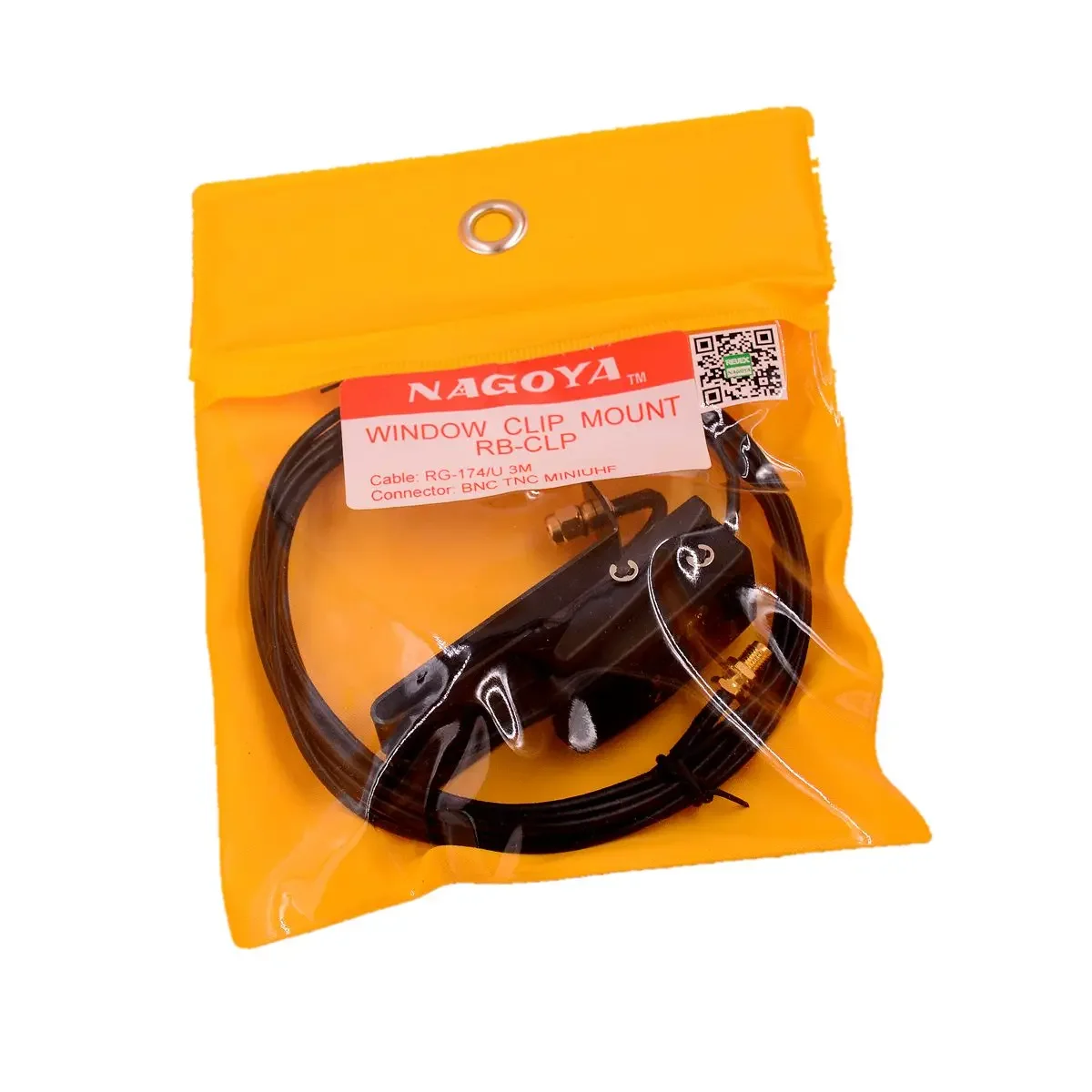 RB-CLP Soporte antena con clip ventana y cable BNC RG-174 - imagen 4