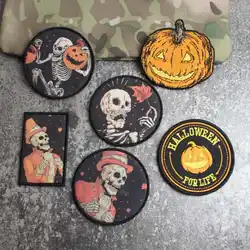 Parche bordado calavera Skull – Compatible MOLLE