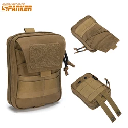 Riñonera táctica MOLLE multifunción doble cremallera para uso militar