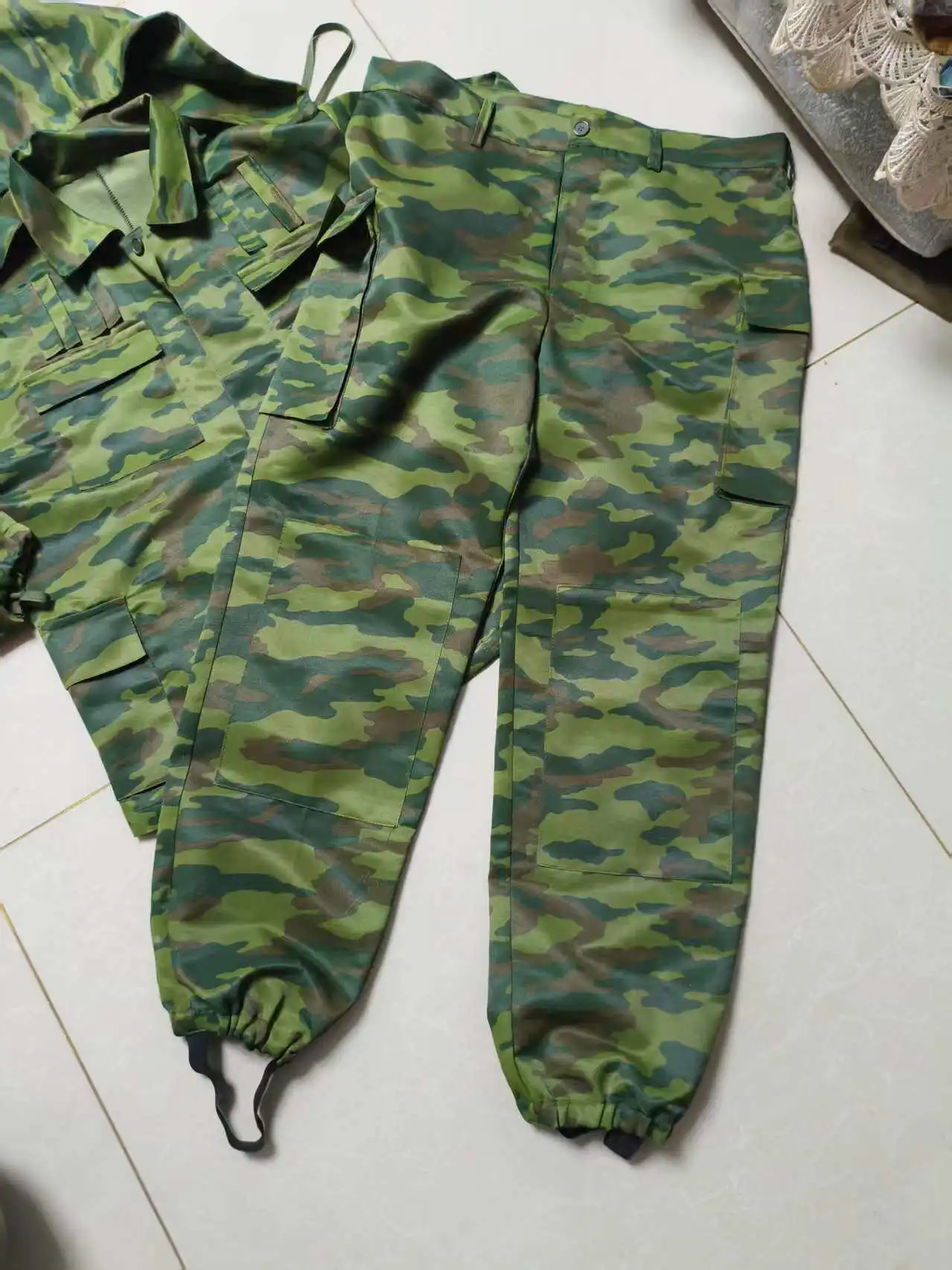 Traje de combate ruso camuflaje cruzado a rayas cubierta - imagen 4