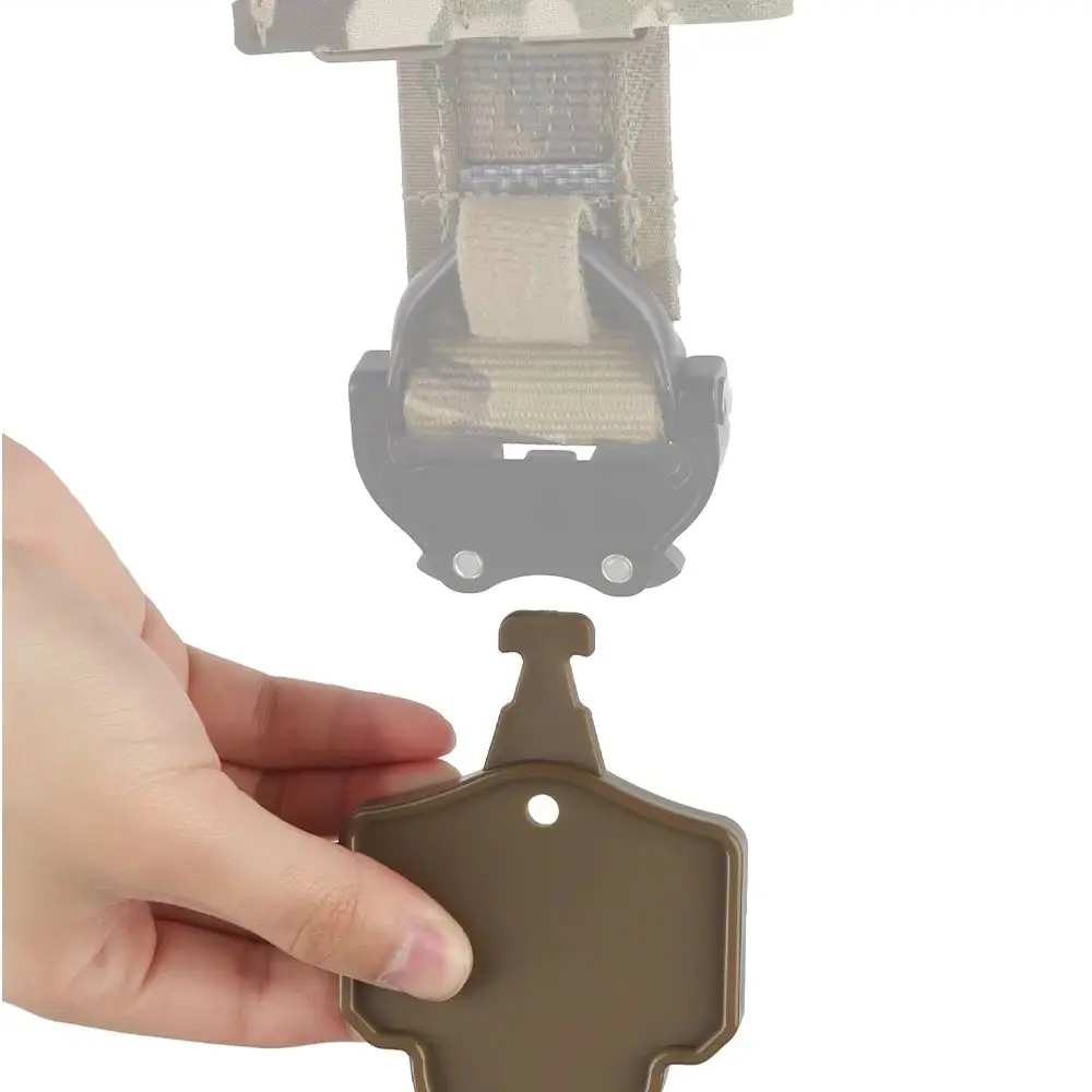 Gancho táctico MOLLE para cinturón, soporte ligero de plástico