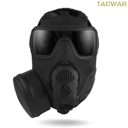 Máscara de gas airsoft FM-53 simulada con micrófono y ventilación