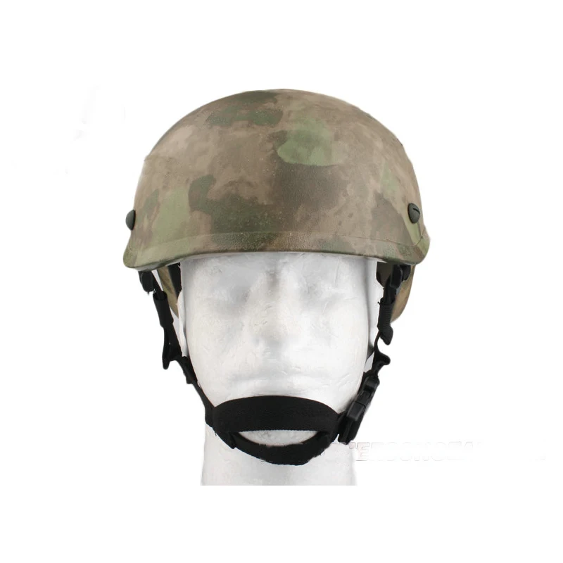 Perfil lateral del casco con detalle del sistema de ajuste