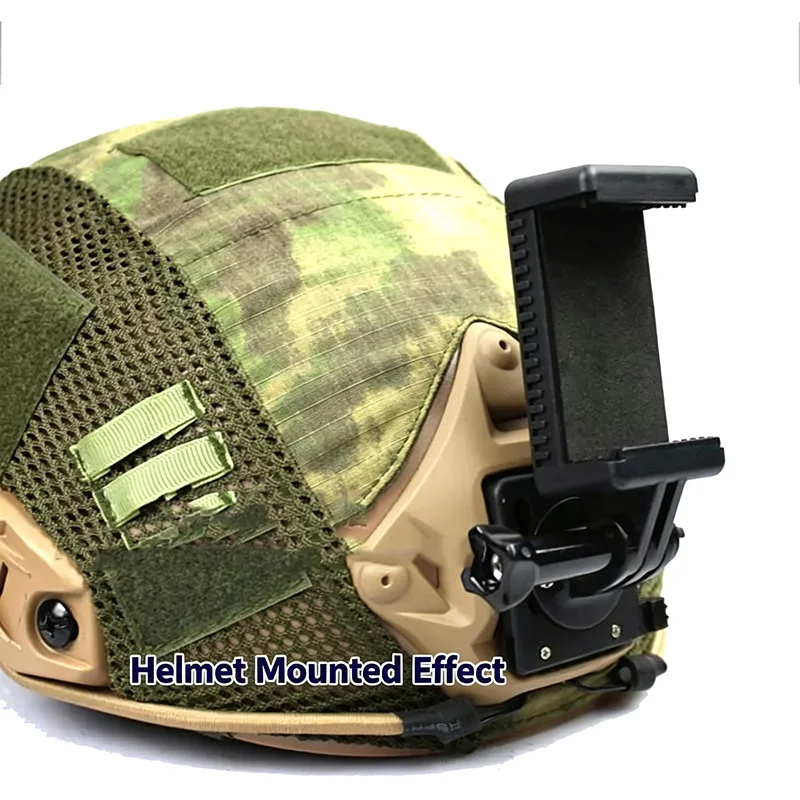 Soporte de montaje NVG para casco FAST/MICH, sujeta GoPro y móvil - imagen 4