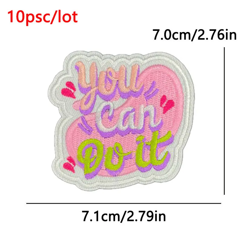Parche bordado infantil flor letra – para decorar ropa - imagen 5