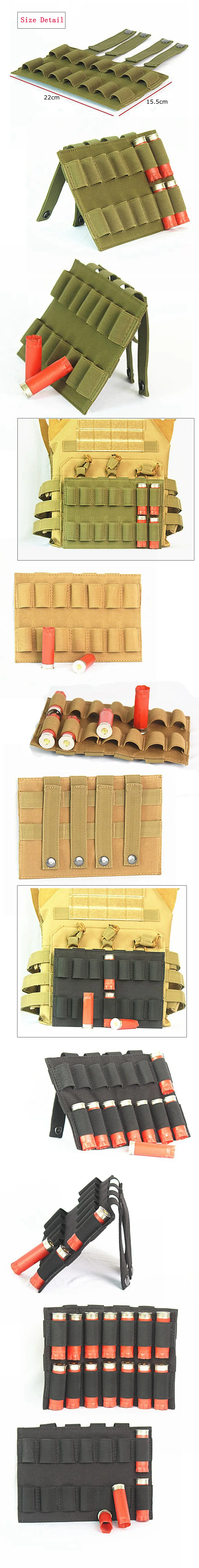 Panel utilitario Molle para 14 cartuchos