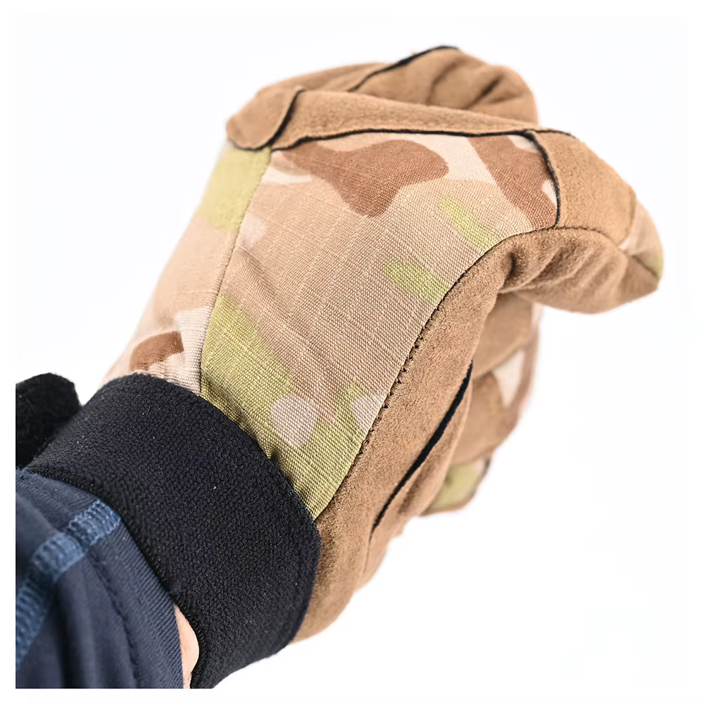 Guantes tácticos acolchados con camuflaje para invierno