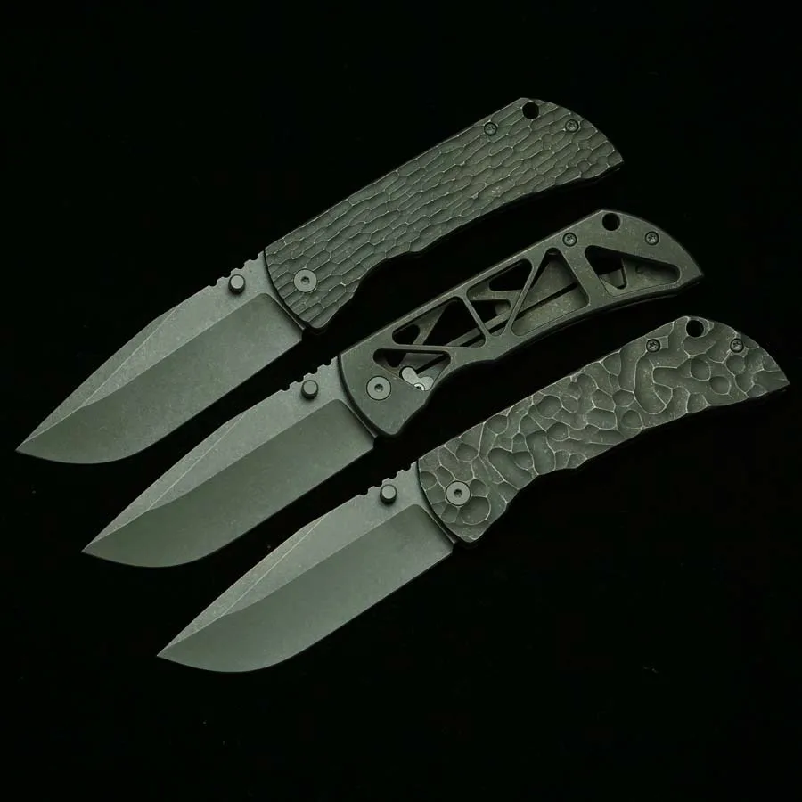LEMIFSHE Nuovo Mac2 cuchillo EDC 154CM con mango titanio y acero - imagen 2