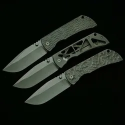 LEMIFSHE Nuovo Mac2 cuchillo EDC 154CM con mango titanio y acero