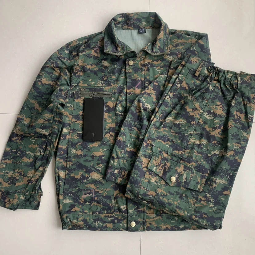 Traje camuflaje Rhodesian con cepillo para entrenamiento exteriores - imagen 5