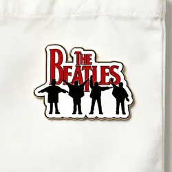 Pin esmaltado clásico The Beatles – broche para chaqueta y mochila