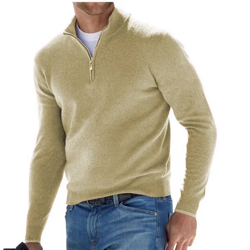 Jersey táctico ligero cuello en V con cremallera para hombre - imagen 4