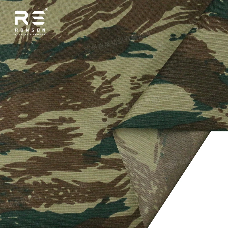 Tela táctica camuflaje lagarto Grecia de nailon ripstop MOLLE - imagen 3