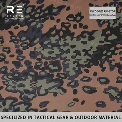 M42 Hoja de Roble Tela Camuflaje Ripstop NYCO Militar