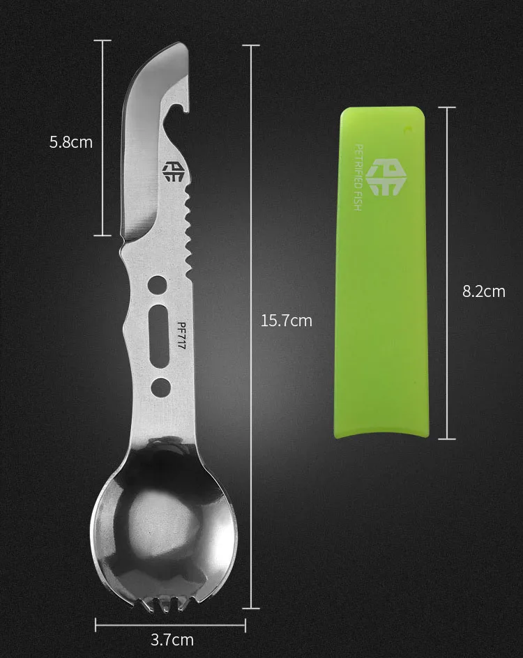 Detalle compacto del utensilio