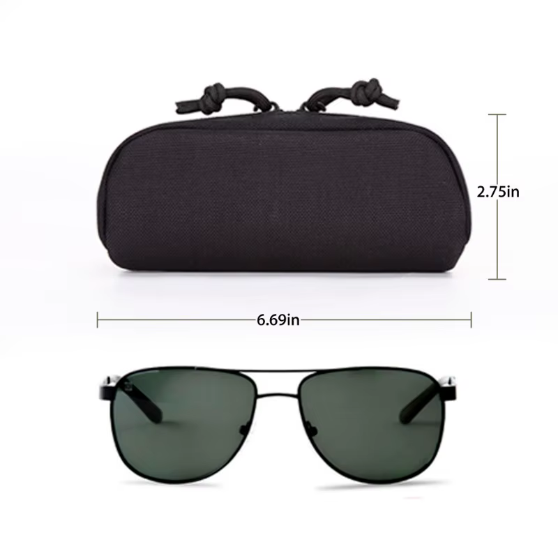 Estuche MOLLE para gafas de sol – Bolsa táctica nailon resistente - imagen 4