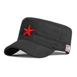 Gorra táctica béisbol bordado 3D estrella roja
