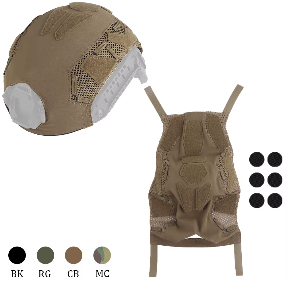 FAST Funda para casco de caza corte alto M/L malla transpirable - imagen 4