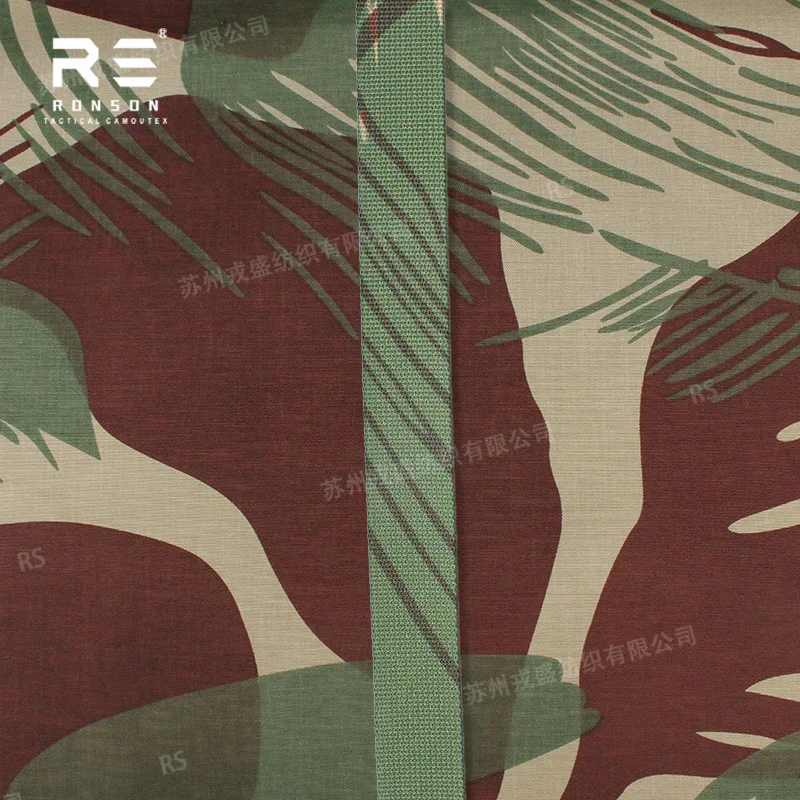 Cinta camuflaje Rodesia táctica MOLLE para mochila y correas - imagen 2