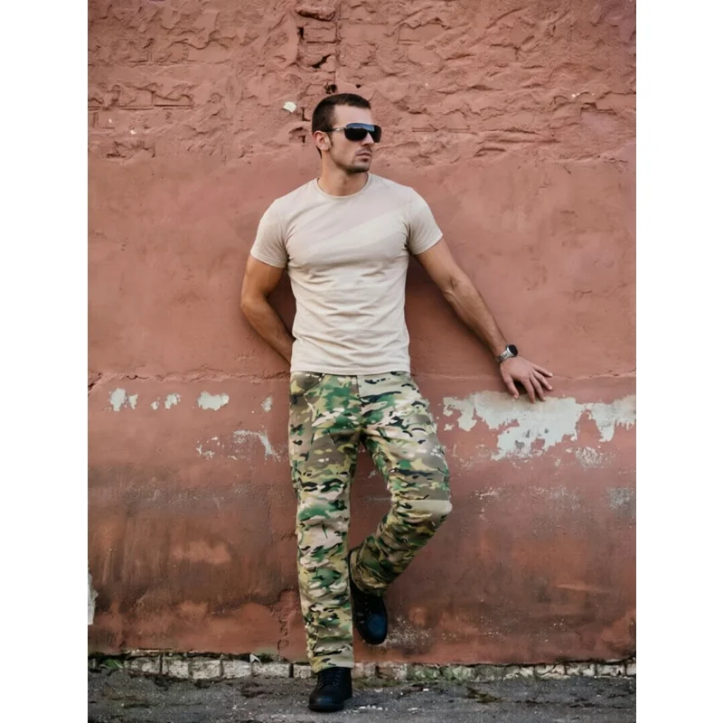 Pantalones tácticos P40 Orange Peel elástico cuatro direcciones hombre