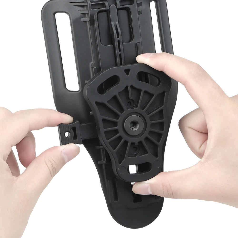 Funda de pistola táctica ajustable con presilla cinturón rígida - imagen 4