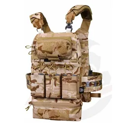 Bolsa táctica pechera MOLLE con funda para pierna y vientre