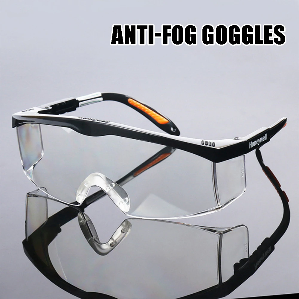 Gafas de protección antiimpactos antisalpicaduras lentes PC UV