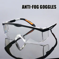 Gafas de protección antiimpactos antisalpicaduras lentes PC UV