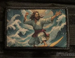 Parche táctico velcro lobo – Morales para mochila