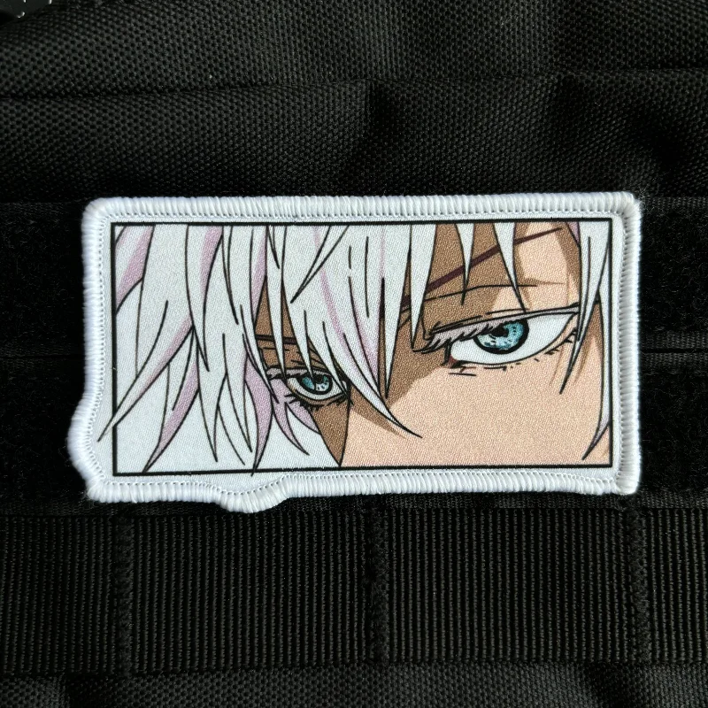 Parche identificativo Jujutsu Kaisen Satoru Gojo – velcro para mochila