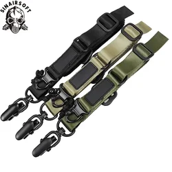 MS2 Correa táctica para rifle con seguridad ajustable de doble punto